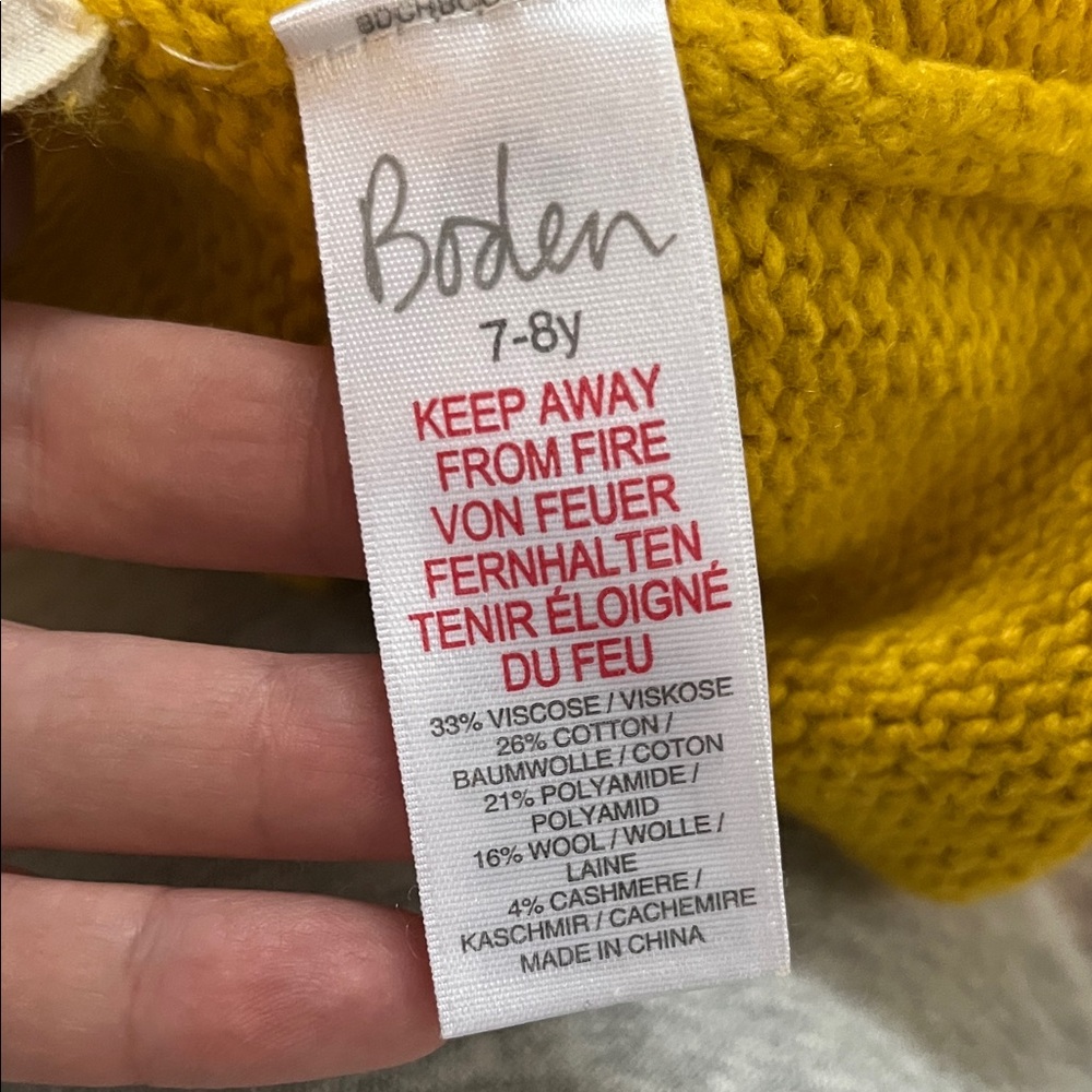 Boden Girls Fair Isle Sweater - Picture 3 of 3